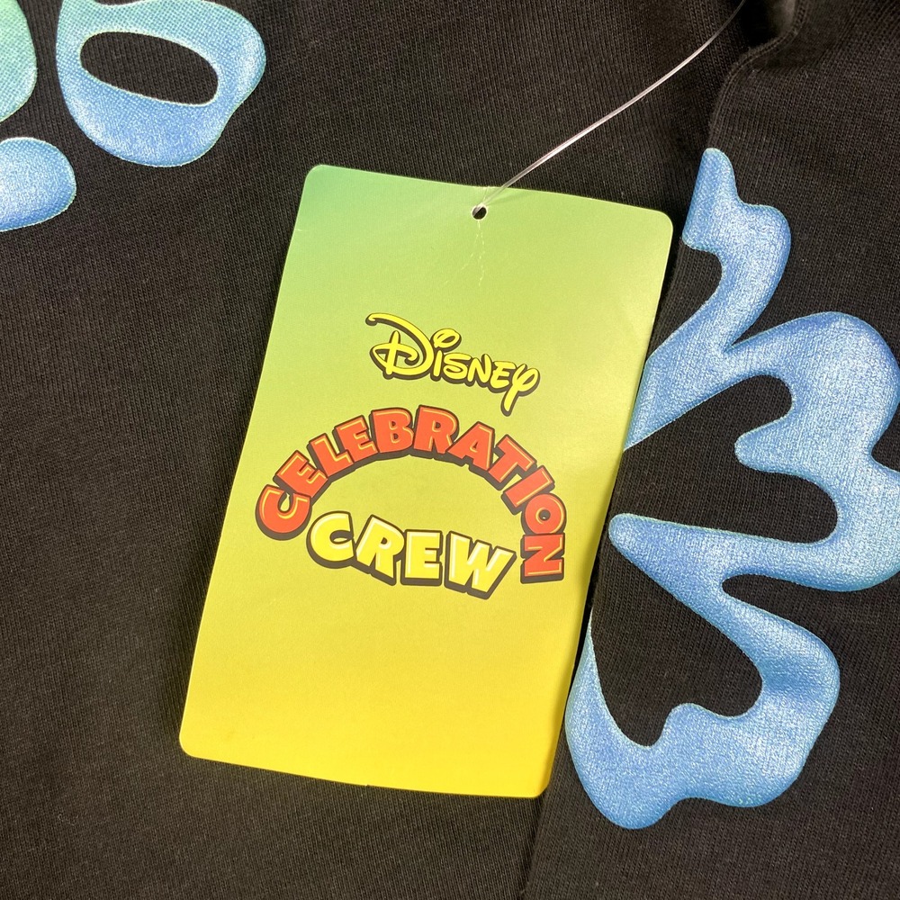 NWT Stitch Spirit Jersey XS Black 626 Celebration Crew Long Sleeve WDW Disney - Picture 3 of 16